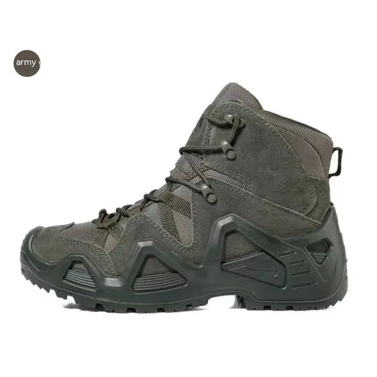 Mid-Top Military Combat Boots for Outdoor Training
