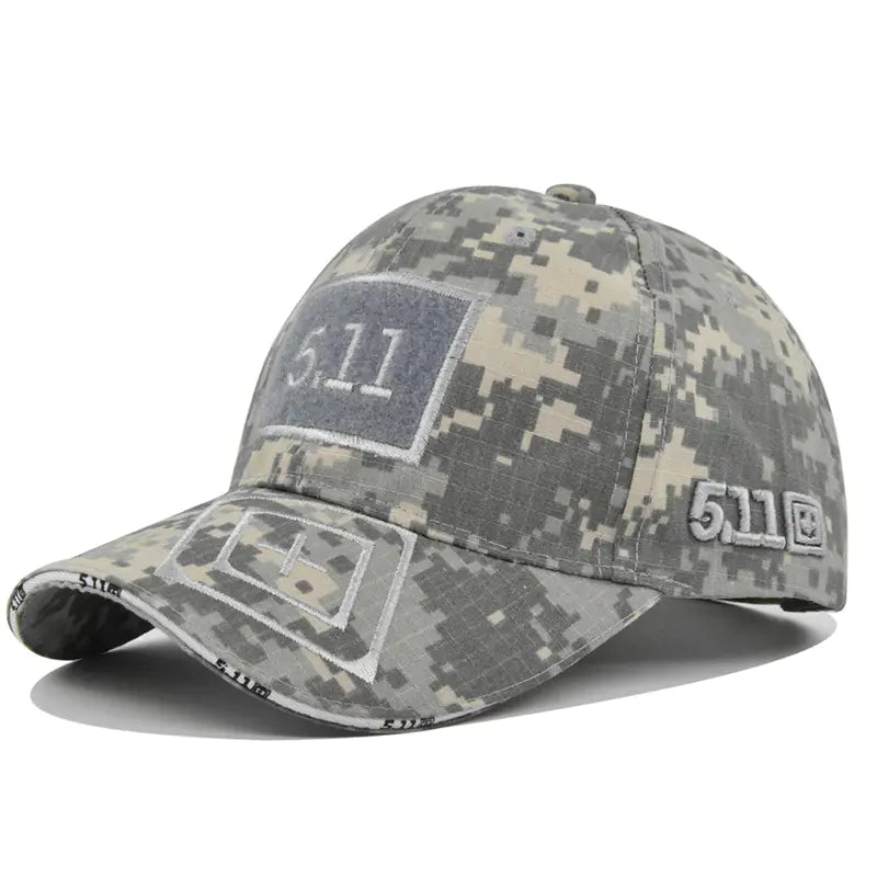 Tactical Camouflage Adjustable Baseball Cap for Outdoors