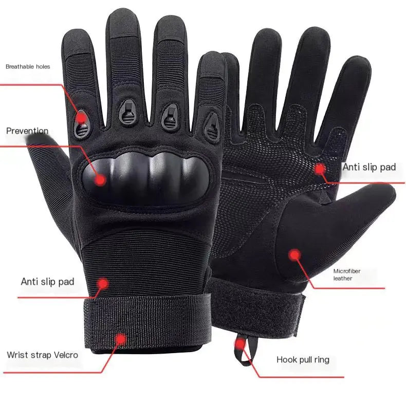 Men's Half-Finger Tactical Gloves for Outdoor Sports