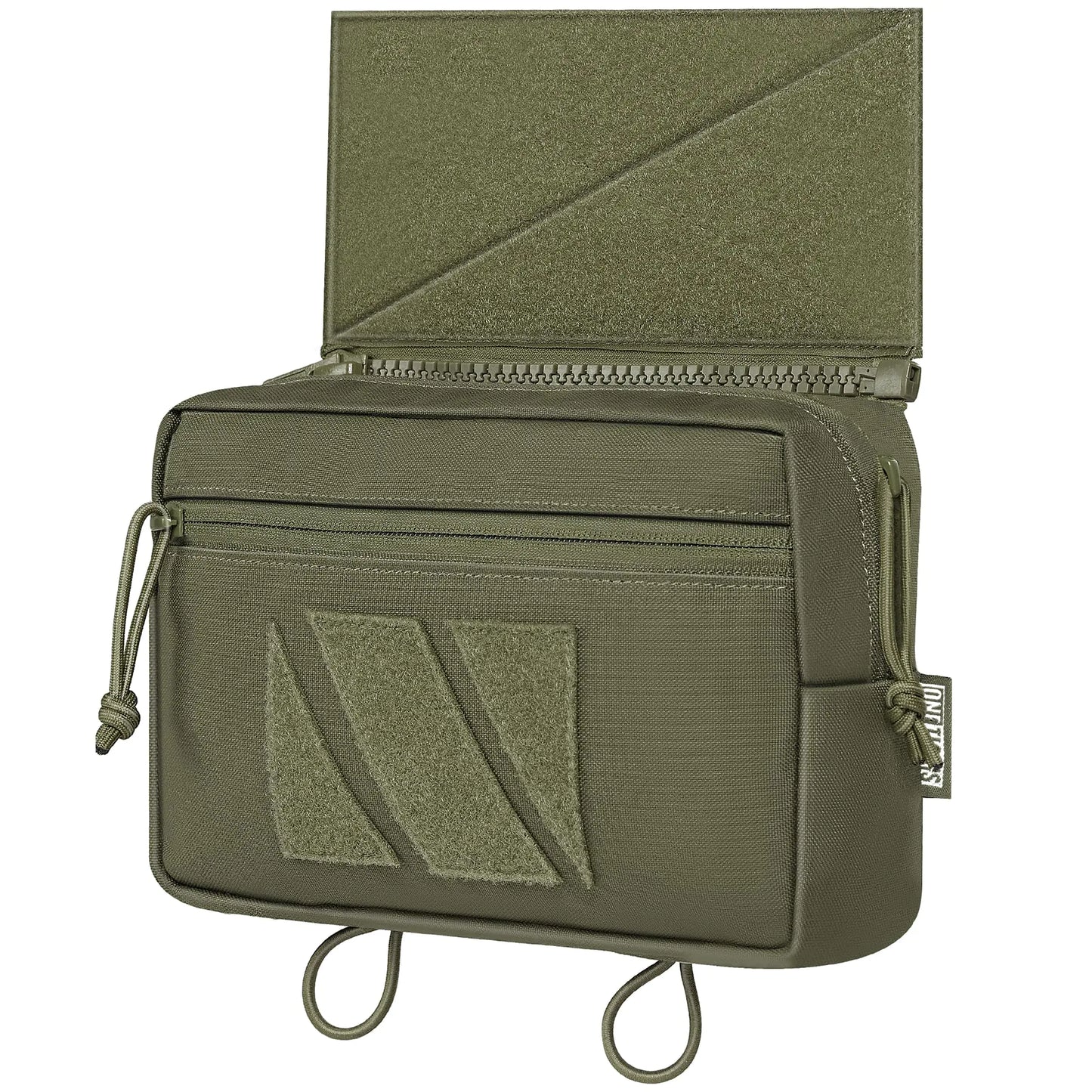 OneTigris Tactical Drop Pouch Dangler Pouch PLUS1S Admin Pouch Tactical Tool Pouch with Hook and Loop Panel for Tactical Vest Chest Rig Plate Carrier Tactical Gear