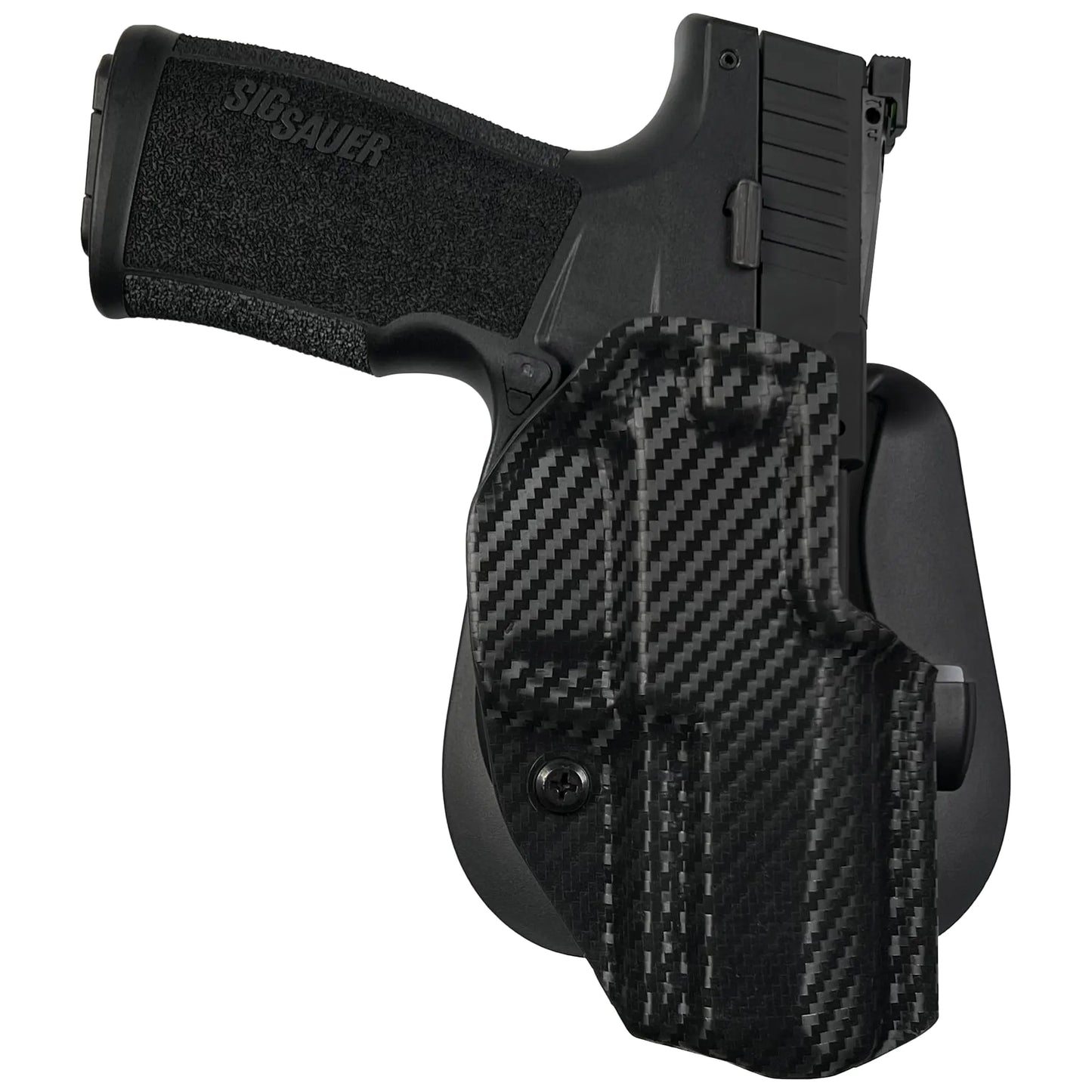 Maxtor Tactical OWB Paddle Holster fits Sig Sauer P322 (Right Carbon Fiber)