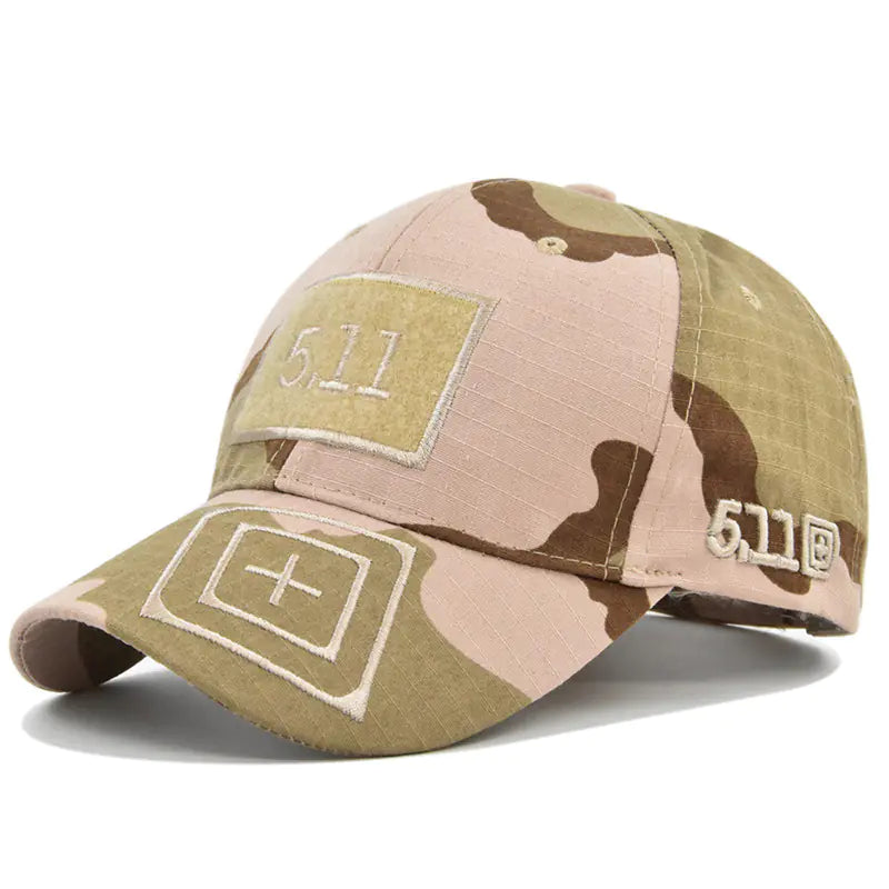 Tactical Camouflage Adjustable Baseball Cap for Outdoors