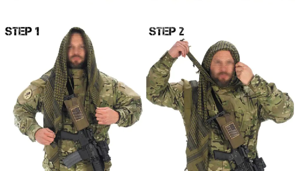 Thick Outdoor Arabian Scarf, Tactical Magic Scarf
