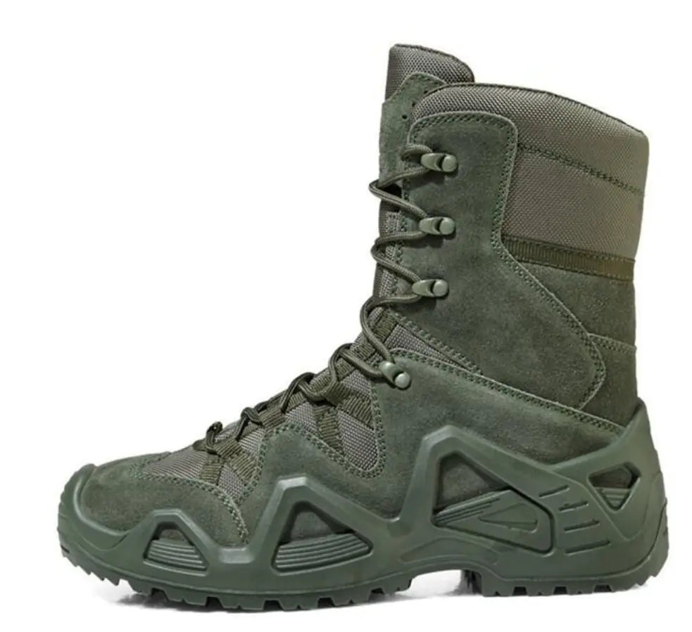 Mid-Top Military Combat Boots for Outdoor Training