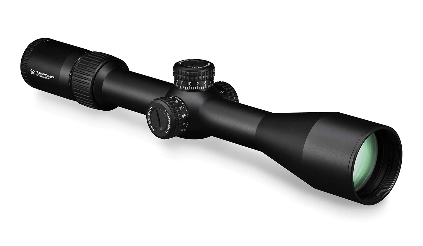 Vortex Optics Diamondback Tactical 6-24x50 First Focal Plane Riflescopes - EBR-2C (MOA) Tactical Reticle Black