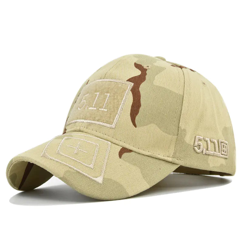 Tactical Camouflage Adjustable Baseball Cap for Outdoors