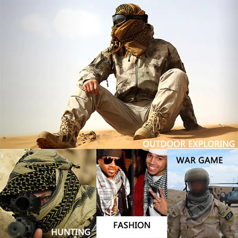 Thick Outdoor Arabian Scarf, Tactical Magic Scarf