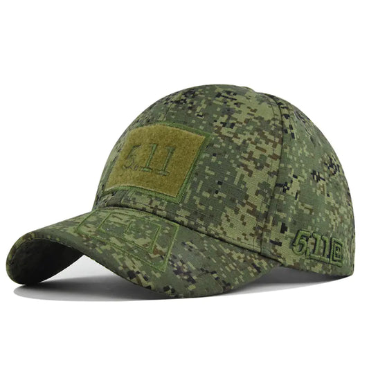 Tactical Camouflage Adjustable Baseball Cap for Outdoors