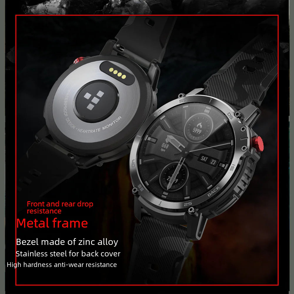 C22 Smartwatch 1.6" Bluetooth Music Waterproof 3ATM
