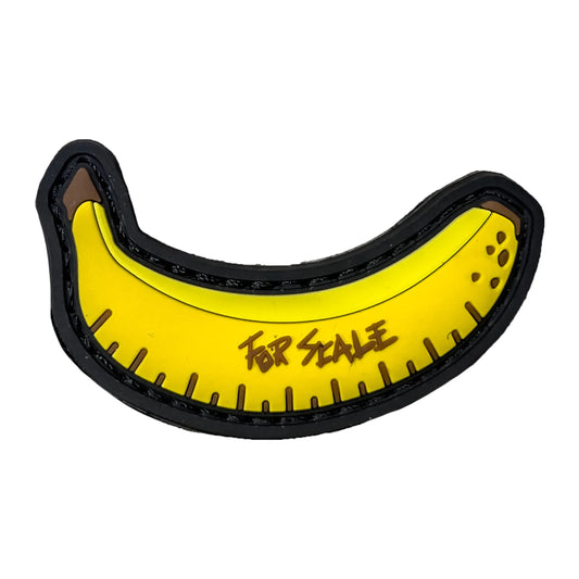 Tactical Banana for Scale PVC Morale Patch | Hook & Loop Backing