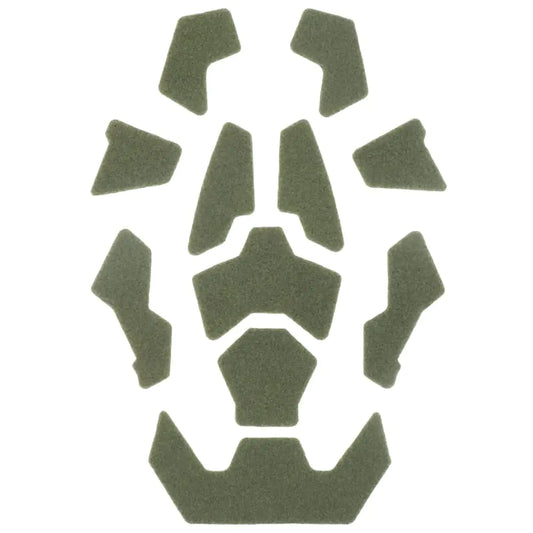 Tactical Patches Military11Pcs/Set Helmet Patches High-Cut Hook and Loop Fastener Sticky for Fast Helmets Magic Sticker Tactical Accessories (OD)