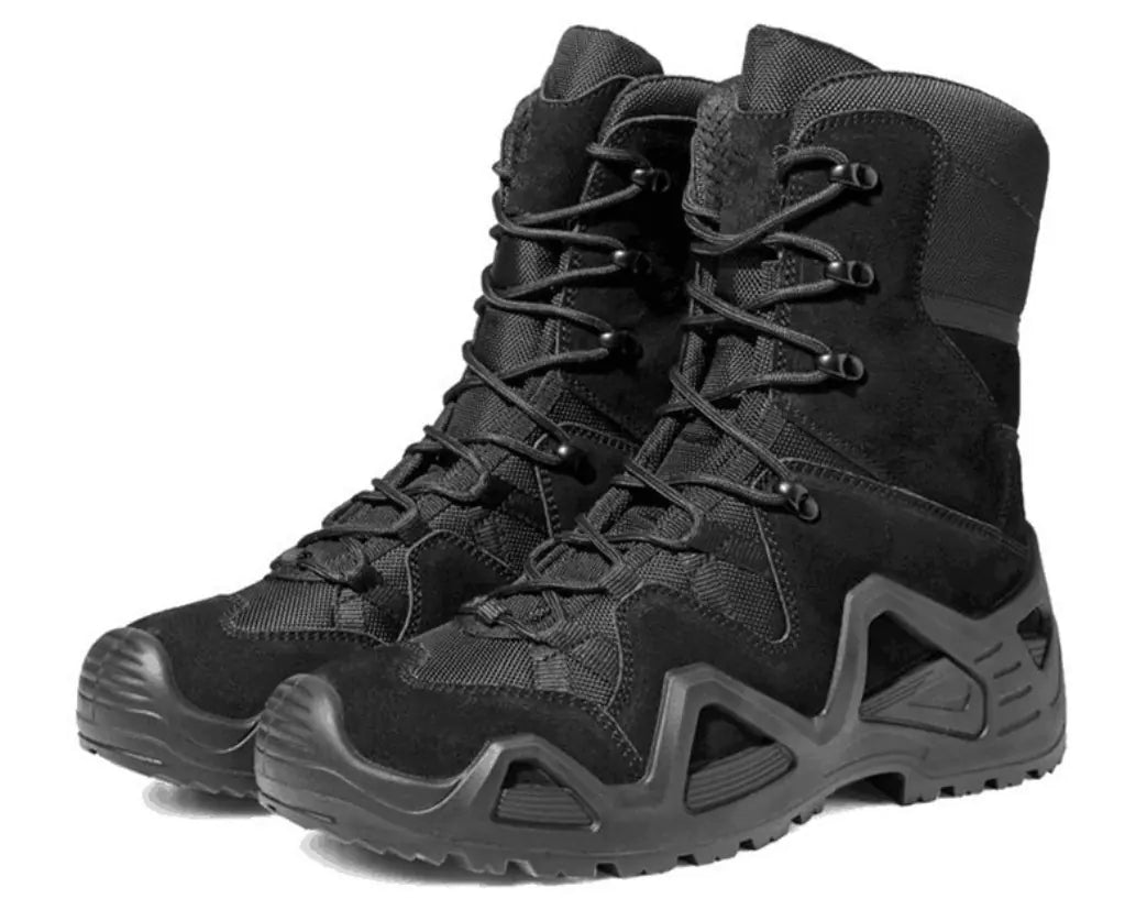 Mid-Top Military Combat Boots for Outdoor Training