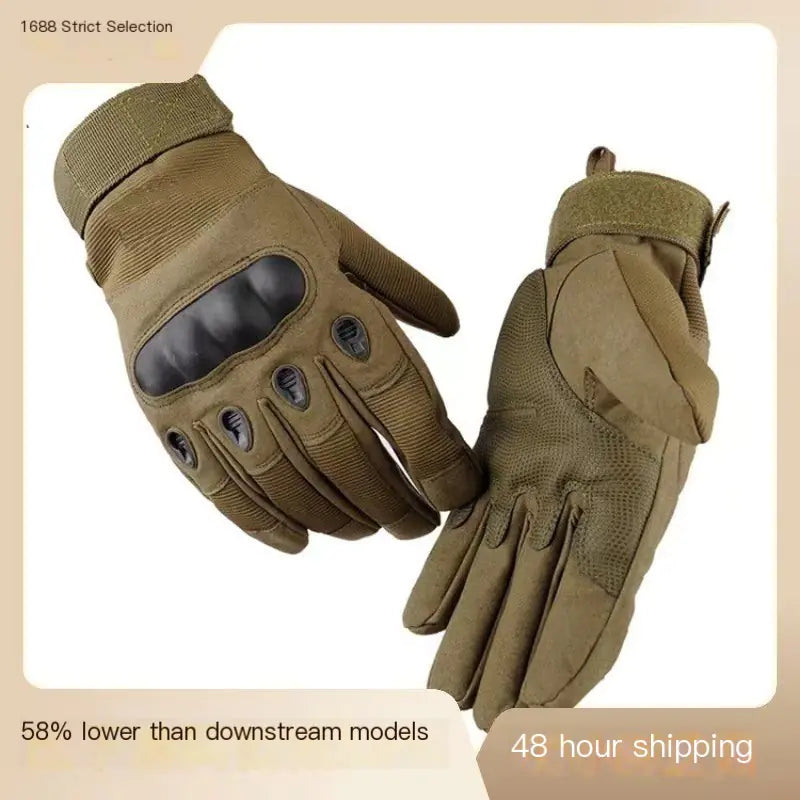 Men's Half-Finger Tactical Gloves for Outdoor Sports