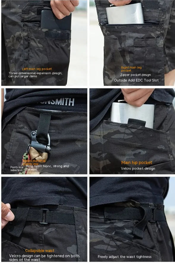 Men's Outdoor Waterproof Tactical Trousers