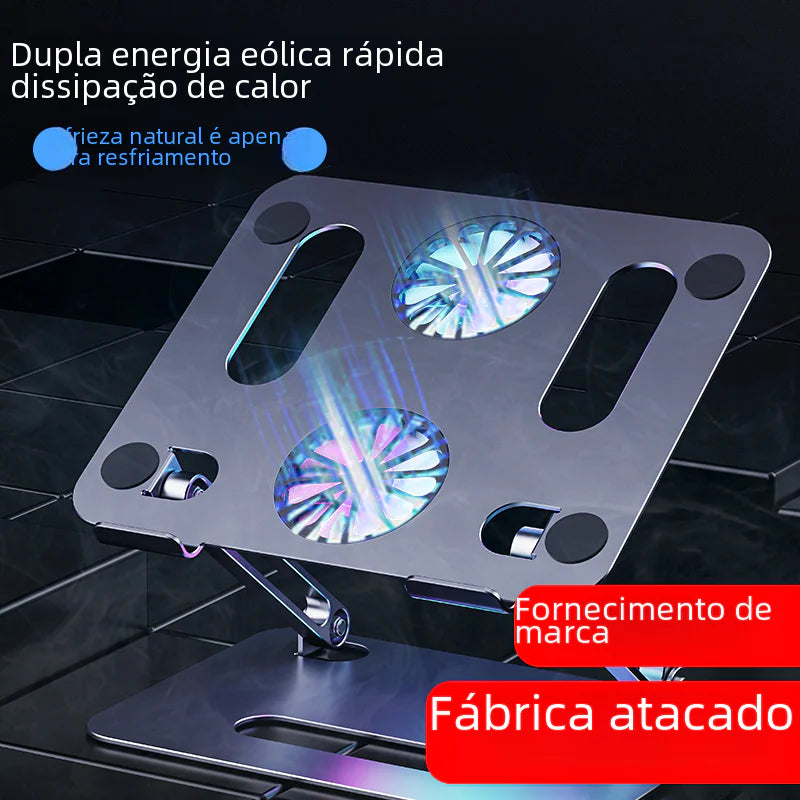 Laptop Stand with Height Adjustment and Cooling Feature