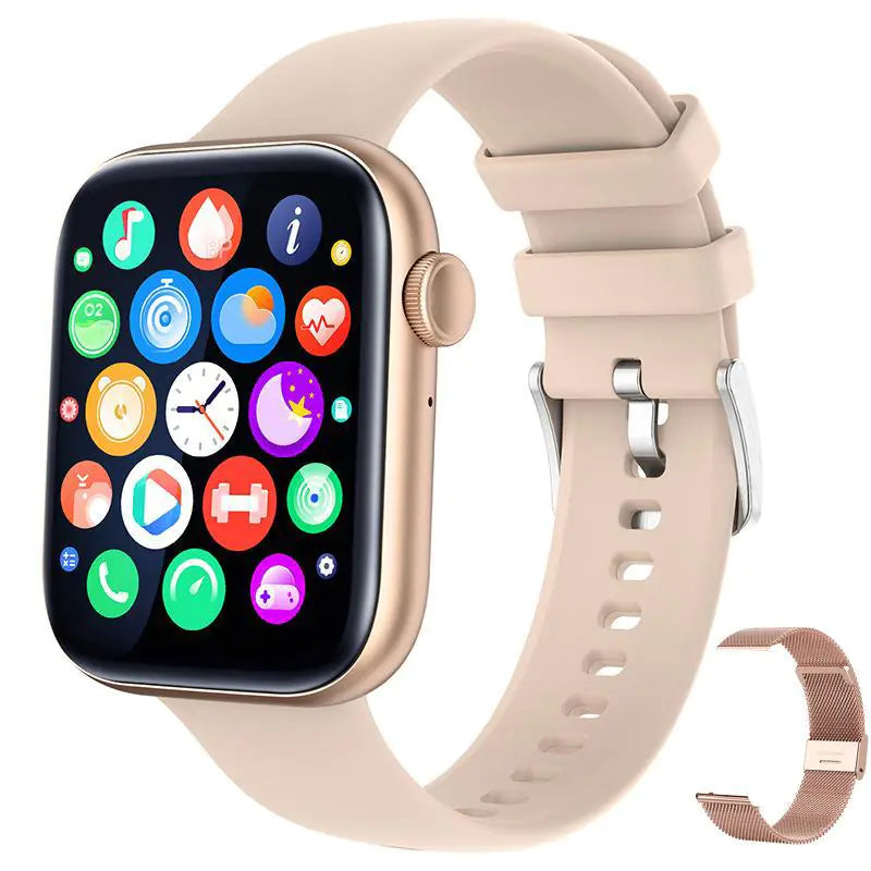P45 Smartwatch with Bluetooth Call and Health Monitor